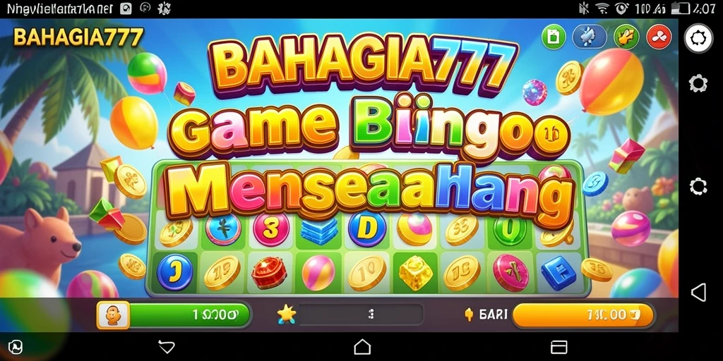 Tampilan gameplay BAHAGIA777 yang seru dan interaktif.