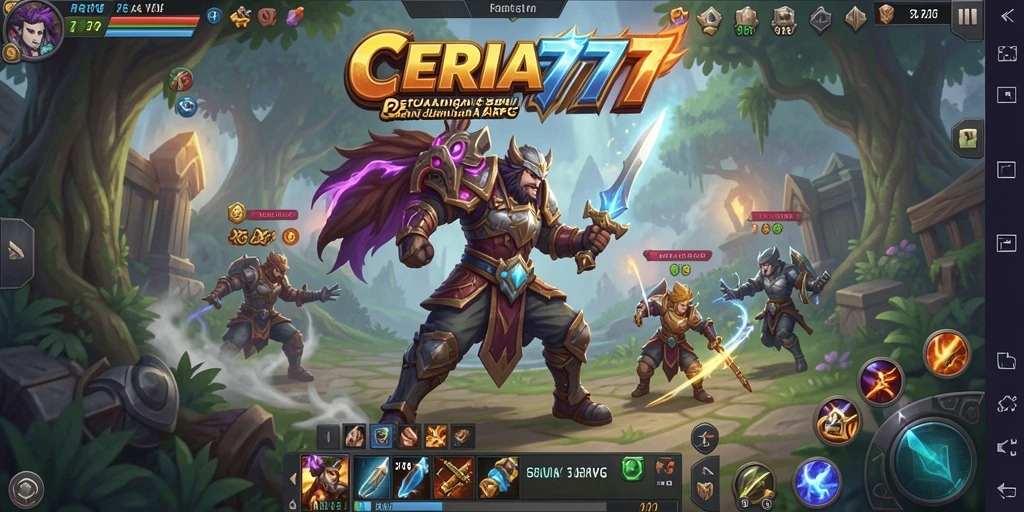 Gameplay seru di dunia fantasi ARPG CERIA777.