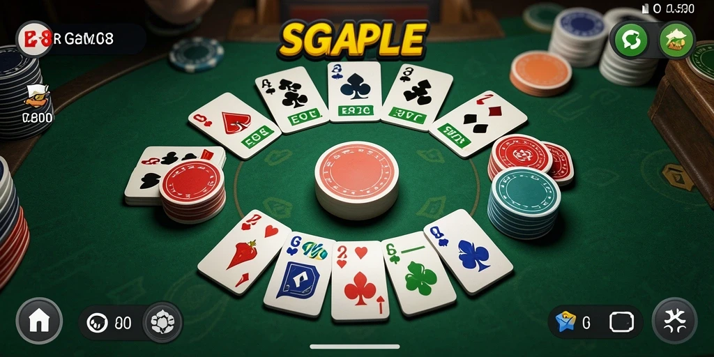 Tampilan gameplay E88 yang menarik dalam bermain Gaple.