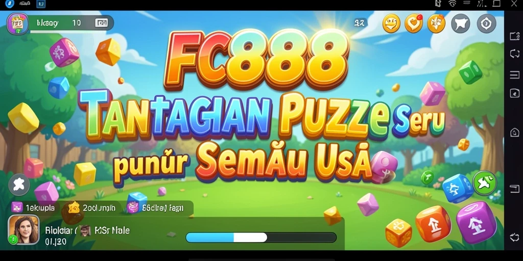 Screenshot FC888 menampilkan gameplay Puzzle yang penuh tantangan.