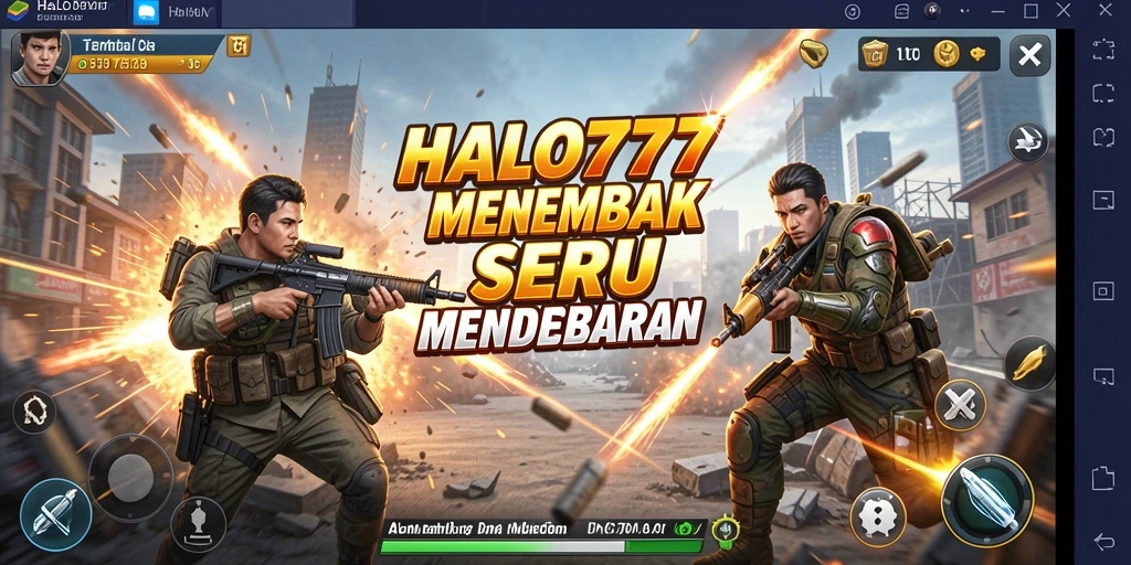 Tampilan gameplay seru HALO777 yang mendebarkan.