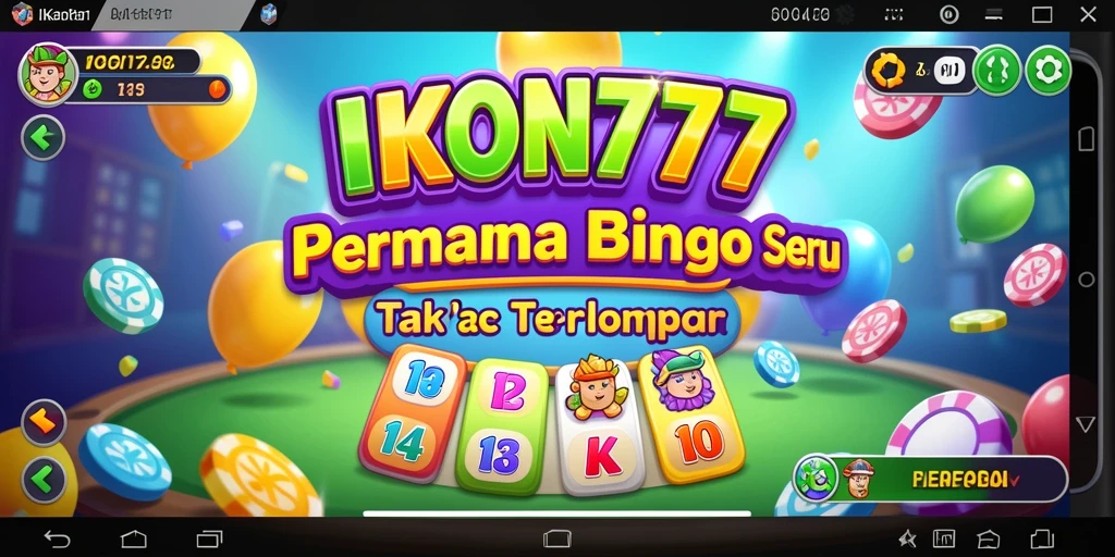 Tampilan gameplay Bingo yang mengasyikkan dan penuh warna.