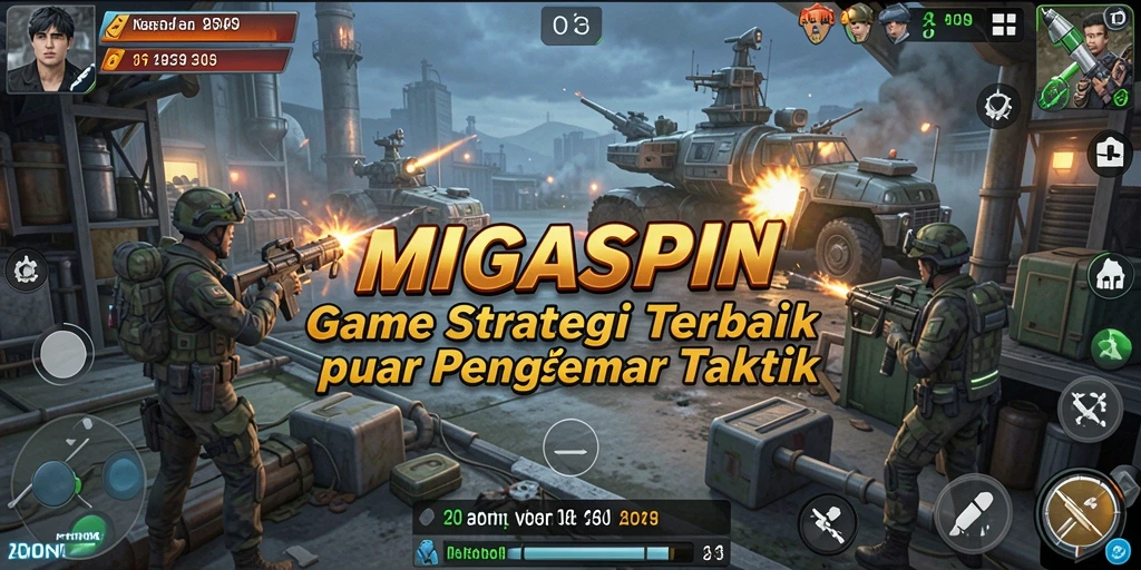 Screenshot gameplay MIGASPIN menunjukkan intensitas dan strategi yang dibutuhkan.