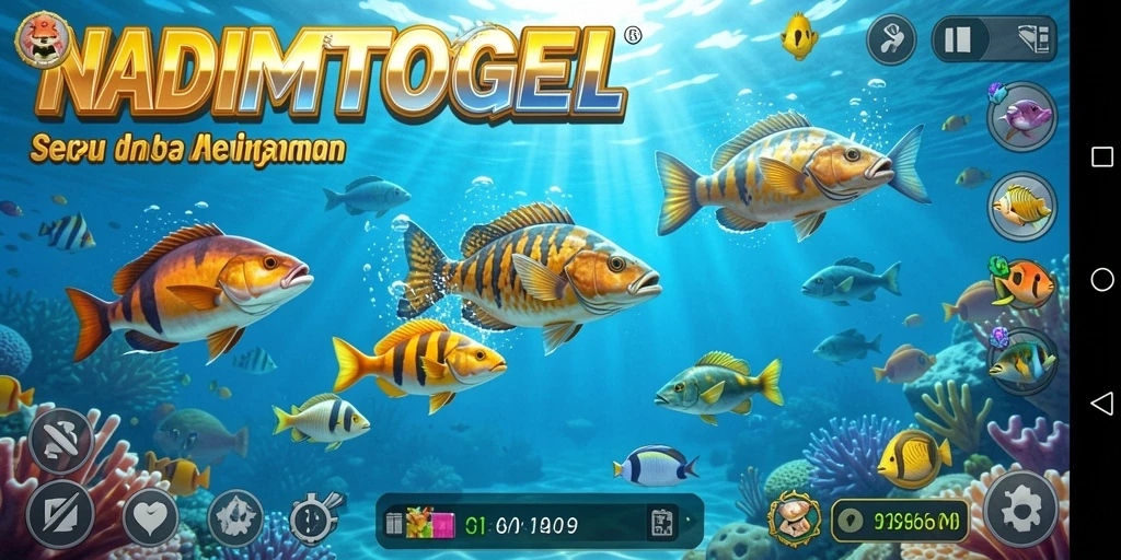 Tampilan gameplay Tembak Ikan yang menarik di NADIMTOGEL.