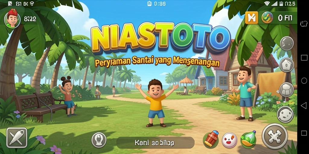 Screenshot gameplay NIASTOTO yang menampilkan keseruan bermain.