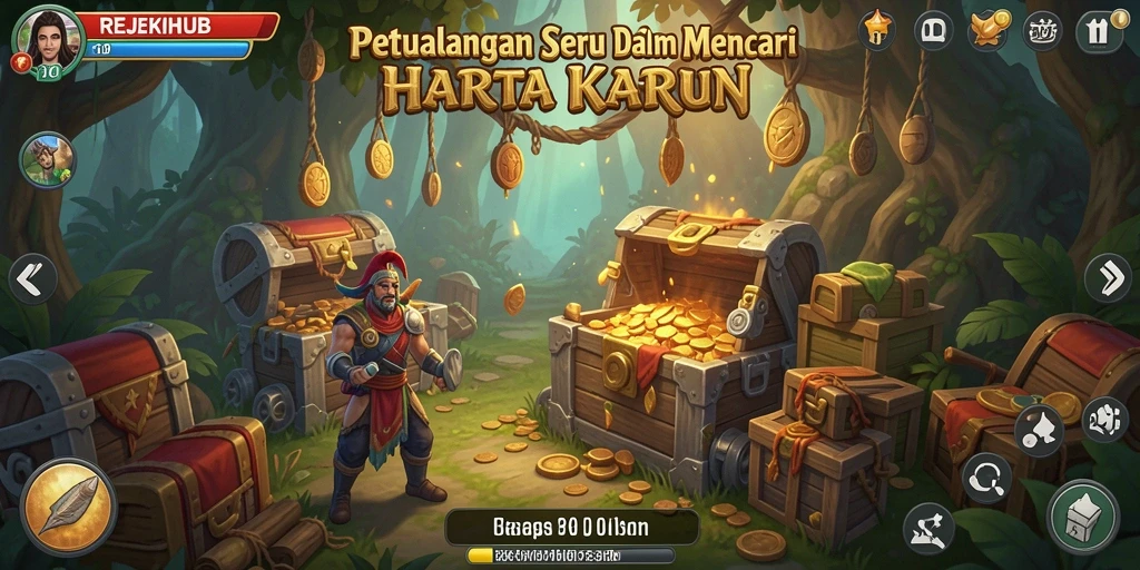 Screenshot gameplay REJEKIHUB yang menampilkan aksi petualangan seru.