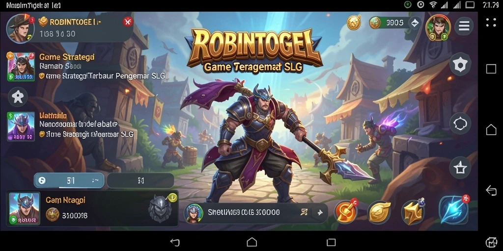 Tampilan gameplay ROBINTOGEL yang menarik dan menantang.