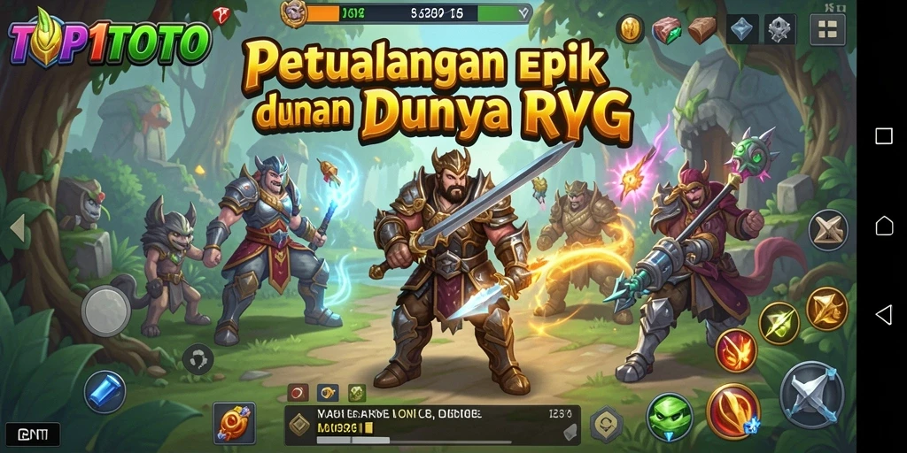 Tampilan gameplay RPG yang menakjubkan di TOP1TOTO.